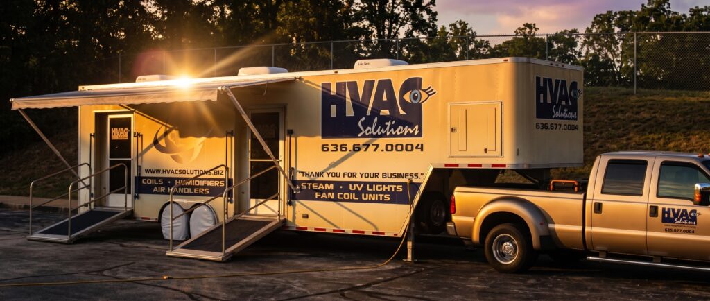 HVAC Solutions Truck and Trailer